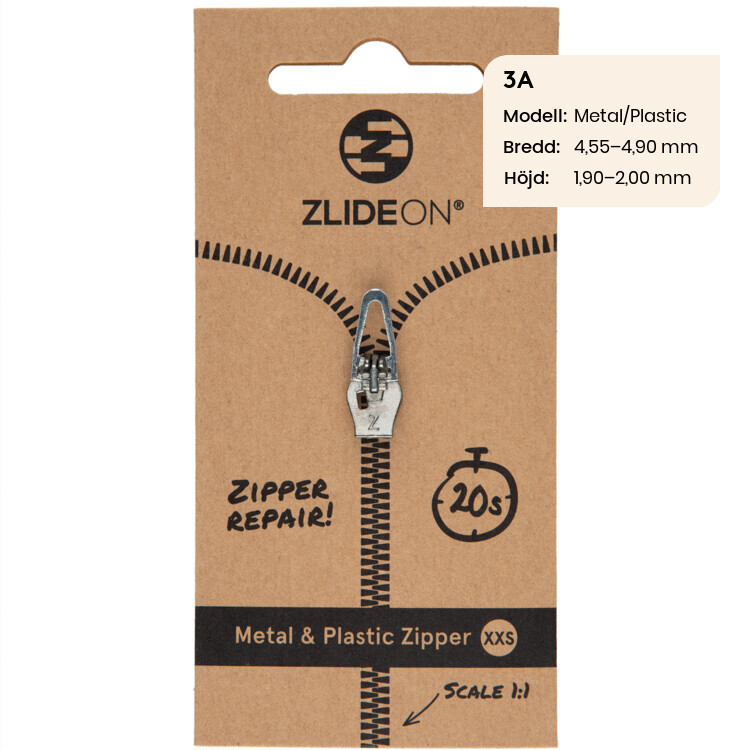 ZlideOn - vetoketjun vedin, 3A Hopea