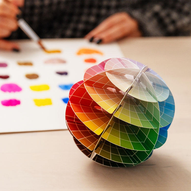 Värikarttapallo Kolormondo, 12 cm