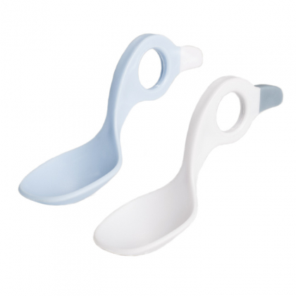 Lasten lusikka, Valkoinen/Vaaleansininen