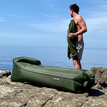 Softybag sohva, Tummanvihreä