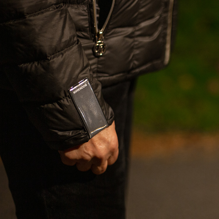 Magneettiset heijastimet, Suorakaide musta 2 kpl