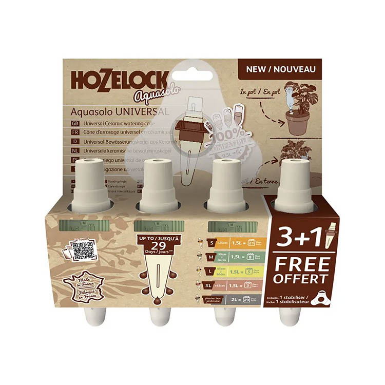 Keraaminen lomakastelija 4 kpl, 20 cl Vihreä