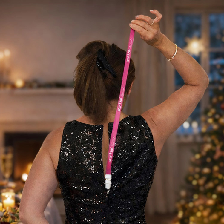 Self zip - kun vetoketju on selässä