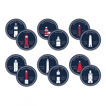 Silikoniset lasinaluset, Majakat Etelärannikko