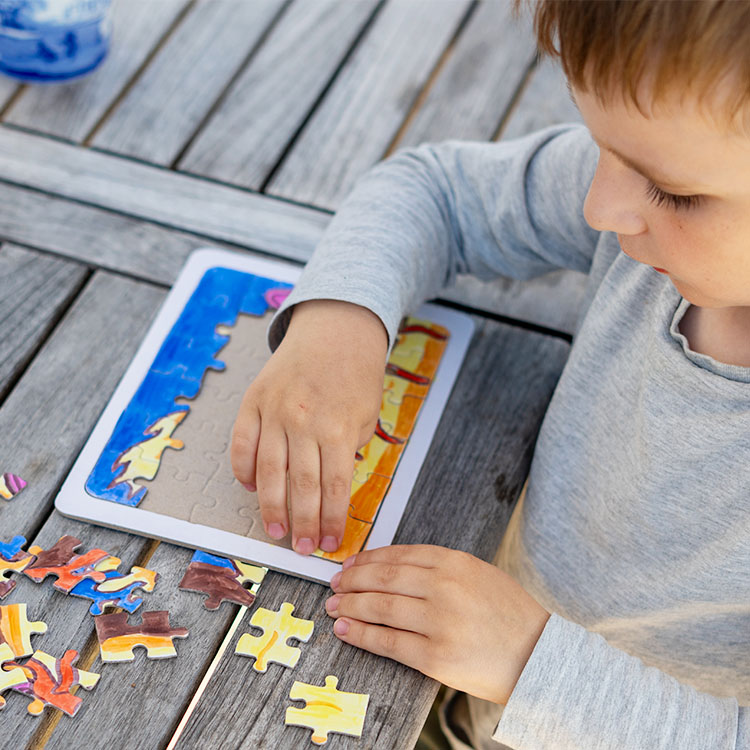 Valkoinen palapeli, 30 palaa A5