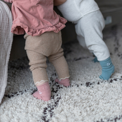 Vauvan sukat, Stuckies, 3 paria Vaaleanpunainen 25-27