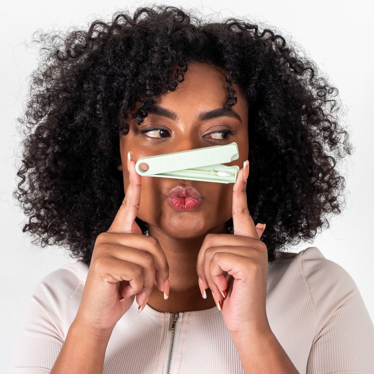 LastSwab Beauty uudelleenkäytettävät vanupuikot, Vihreä