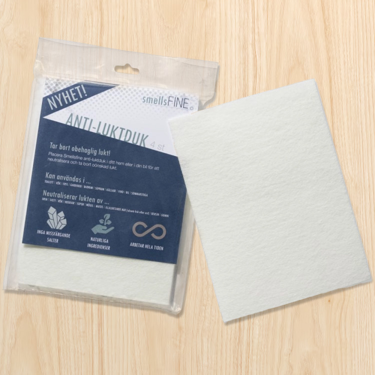 Hajunestoliina Smellsfine 4-pakkaus