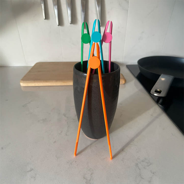 Syömäpuikot aloittelijoille 4-pakkaus, Värimix