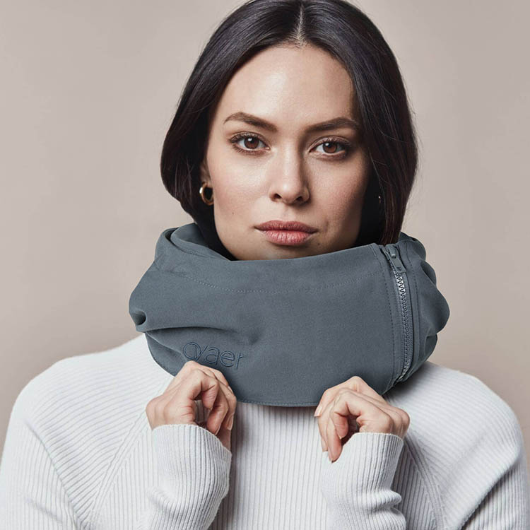 Hupullinen niskatyyny, Sininen