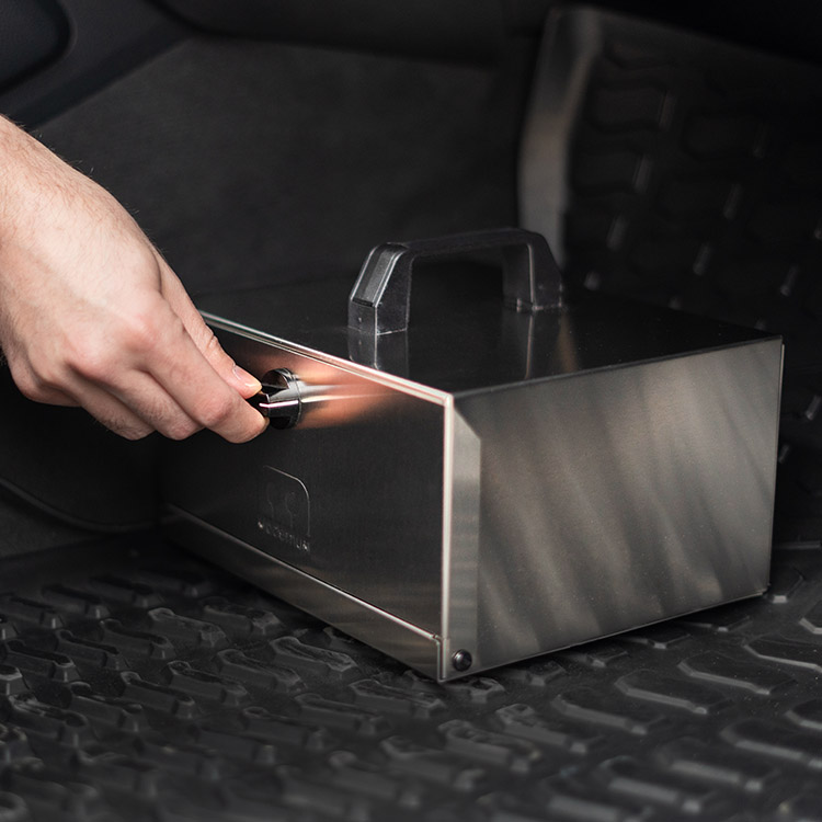 Eväsrasian lämmitin 12V, Kahdelle