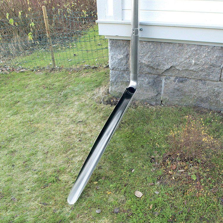 Syöksytorven jatke Mr. Flowout, Hopea