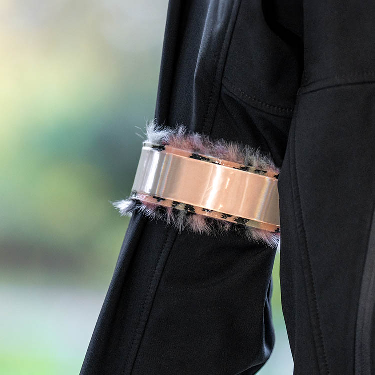 Slapwrap-heijastin tekoturkiksella, Vaaleanpunainen leopardi