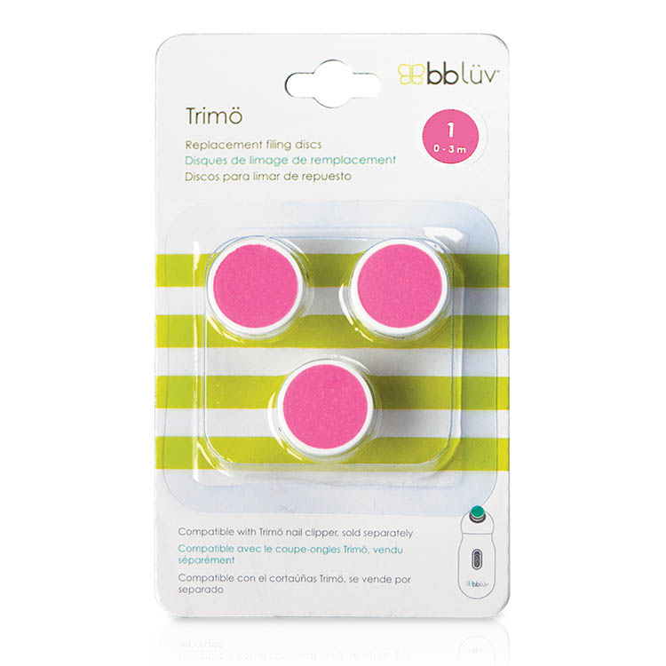 Lisäviilat sähkökäyttöiseen kynsiviilaan 3-pack, 0-3 kk