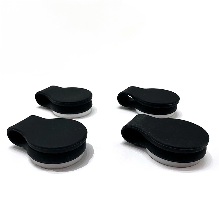 Magneettinen suihkuverhoteline 4-pack, Musta