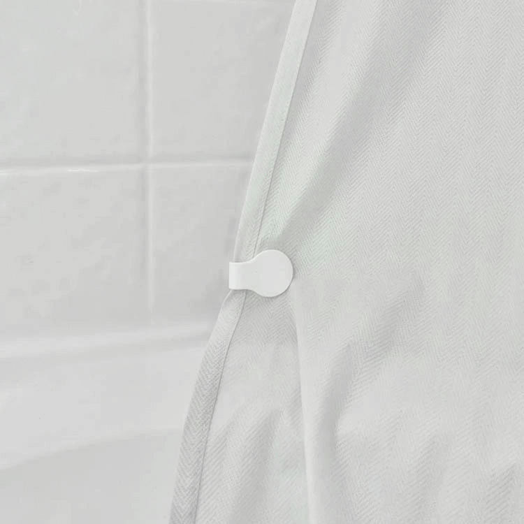 Magneettinen suihkuverhoteline 4-pack, Valkoinen