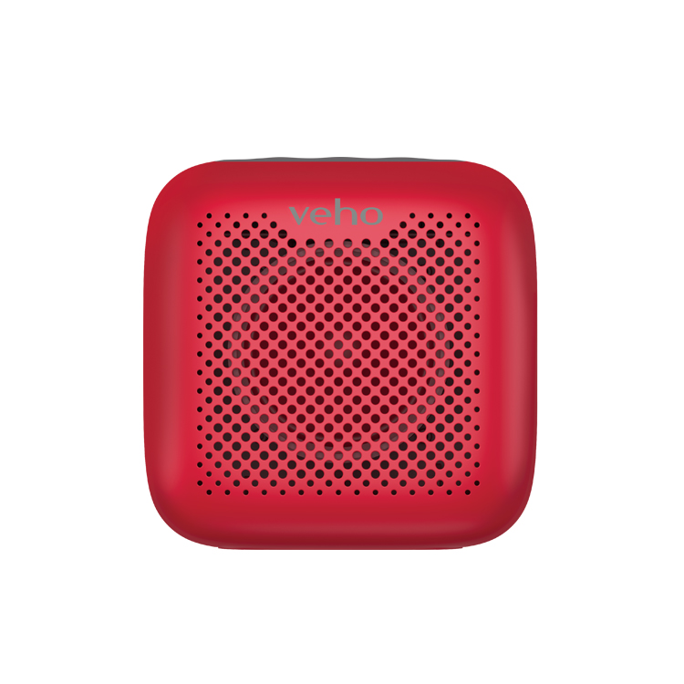 Vedenkestävä bluetooth-kaiutin, punainen