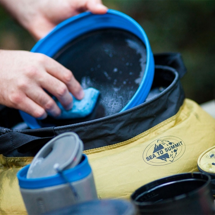 Kokoontaitettava tiskiallas