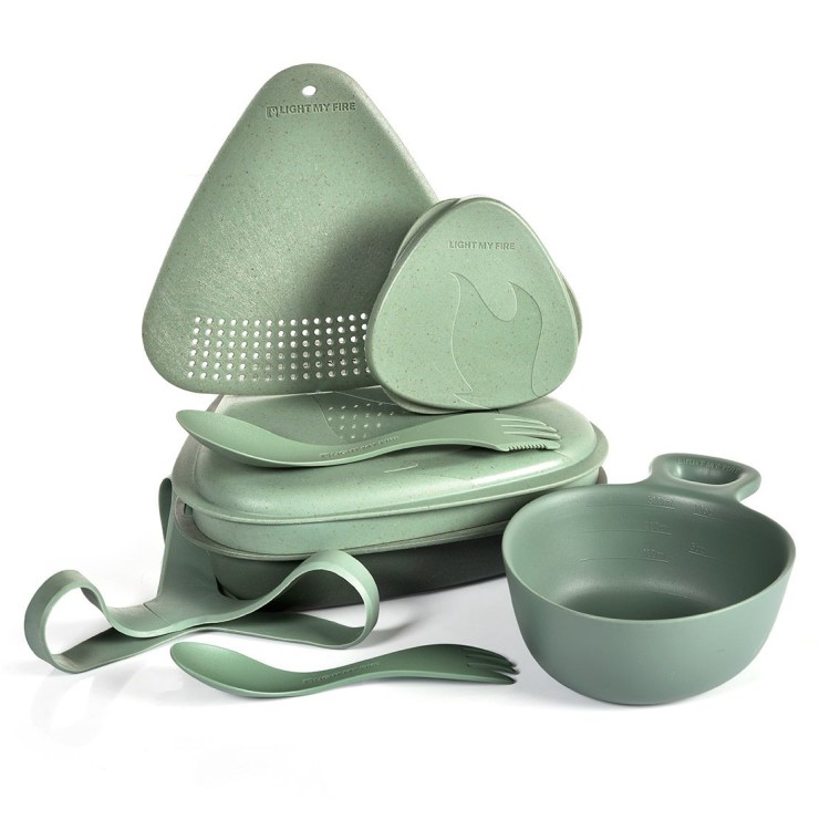 Ruokailusetti 8 osaa, Vihreä