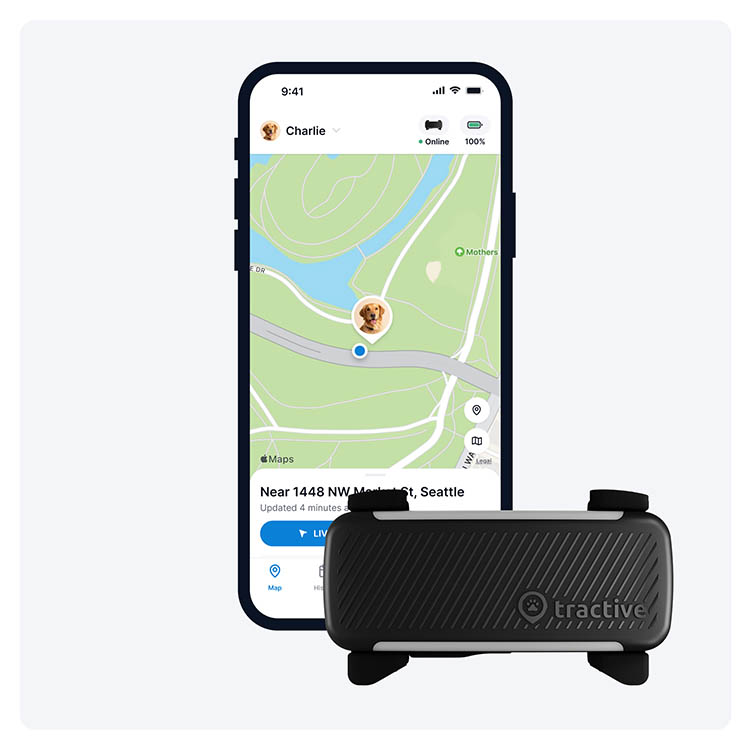 GPS-seuranta koirille, Tractive