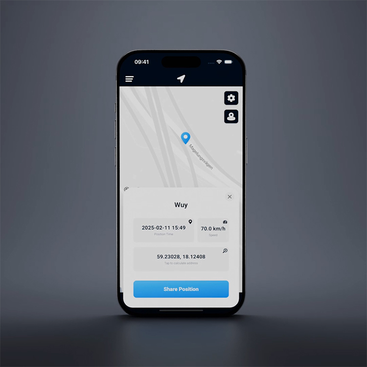 GPS-paikannin SweTrack Lite+