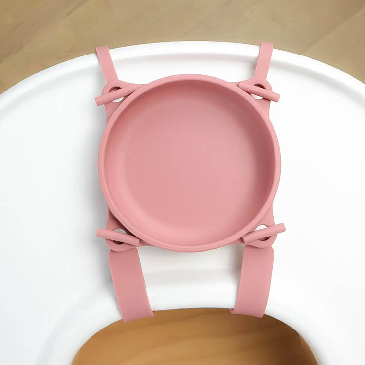 Lasten kulho imukupilla ja hihnalla