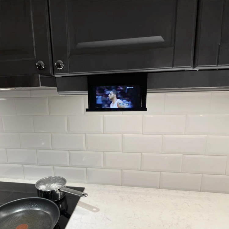 Puhelinteline keittiökaappiin