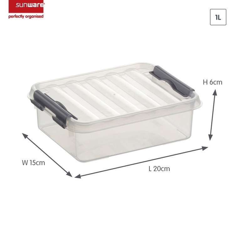 Säilytyslaatikko 1 l, Q-Line