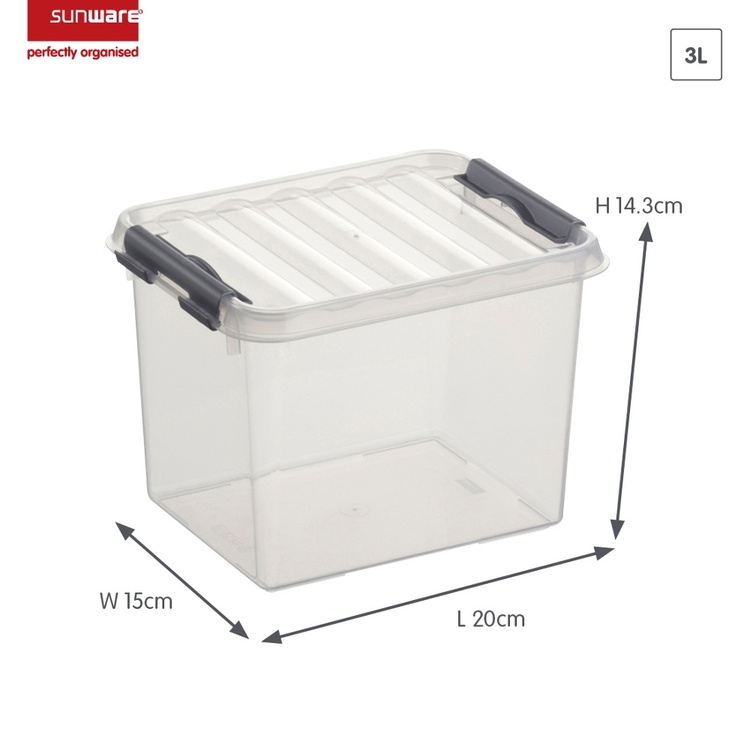 Säilytyslaatikko 3 l, Q-Line
