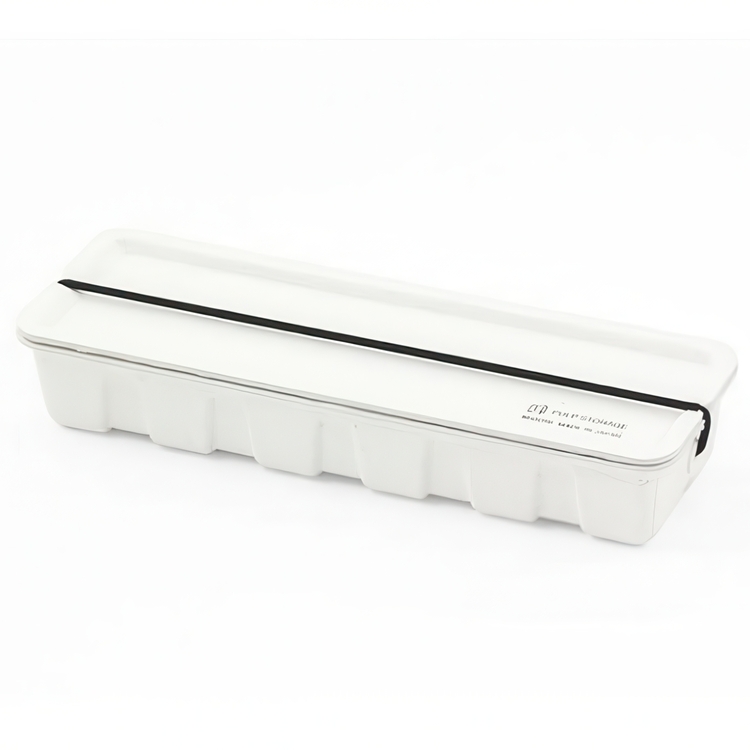Kierrätyspaperista valmistettu rasia, MIDORI PULP PEN STORAGE, valkoinen