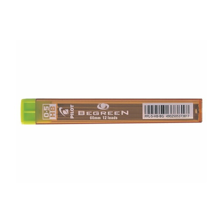 Lyijytäytteet, PILOT BEGREEN HB 0,5 mm, harmaa