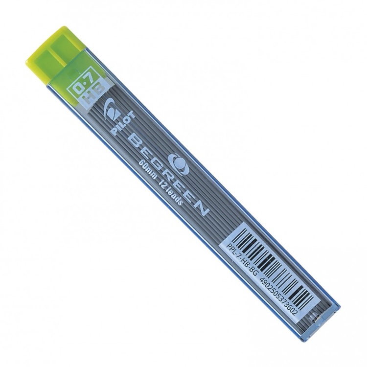 Lyijytäytteet, PILOT BEGREEN HB 0,7 mm, harmaa
