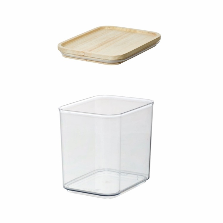 Säilytyspurkki puukannella 2 l, iDesign