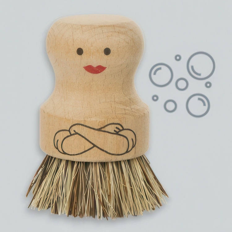 Puinen tiskiharja, Mrs Scrubber, Kikkerland