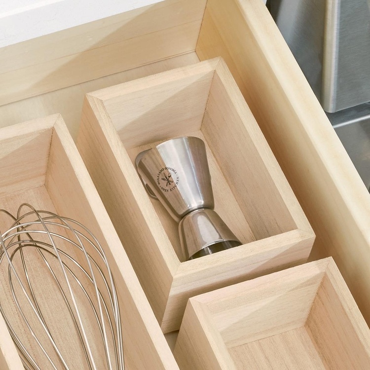 Puinen laatikon sisäkkölaatikko, 12,7x8,6 cm, iDesign
