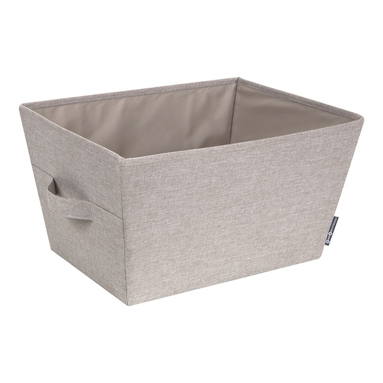 Suuri säilytyskori kangasta, Bigso, beige