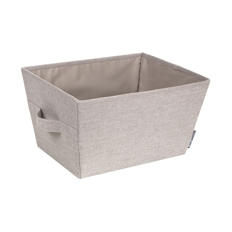 Keskikokoinen kangassäilytyskori, Bigso, beige