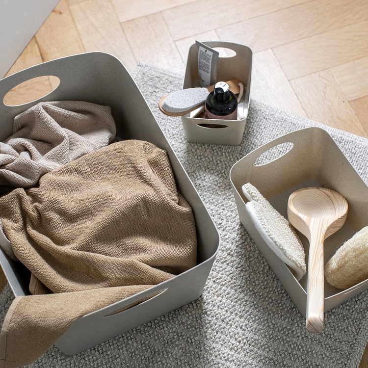 Avoin säilytyslaatikko 1 L, Koziol, beige