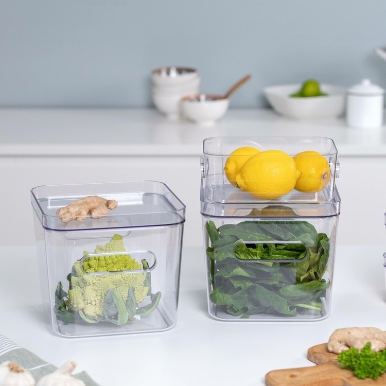 Avoin neliönmuotoinen säilytyslaatikko 6,4 l, SmartStore