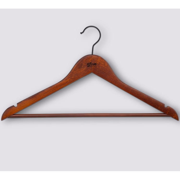Puiset vaateripustimet vaahteraa 2 kpl, 45 cm