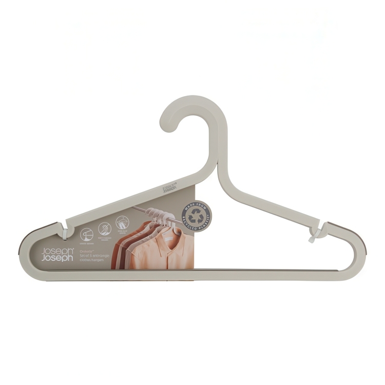Muoviset vaateripustimet 5 kpl, 41,5 cm, Joseph Joseph