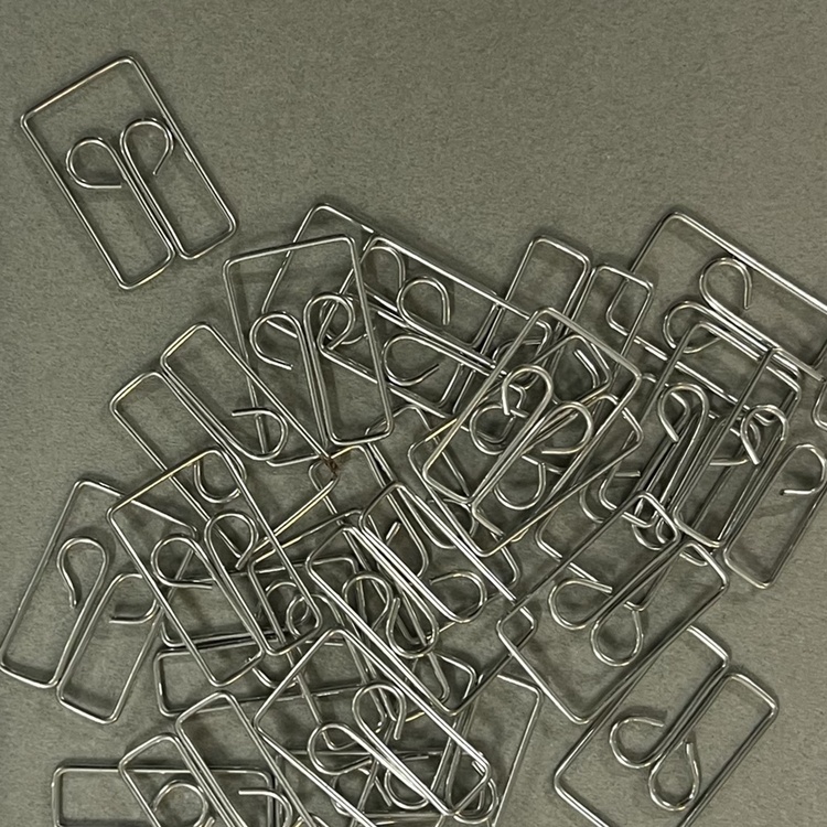 Metalliset paperiliittimet, 100 kpl, OWL, 2,7 cm, hopea