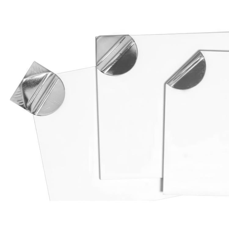 Paperiliittimet, 100 kpl, ALUMINIUM CORNER CLIPS