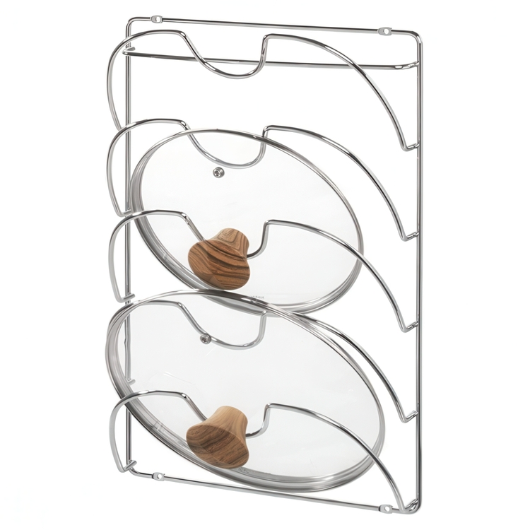 Kattilankansiteline metallia, 5 lokeroa, iDesign