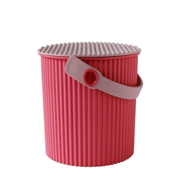 Kannellinen ämpäri 20 l, Omnioutil, kirsikanpunainen/pinkki