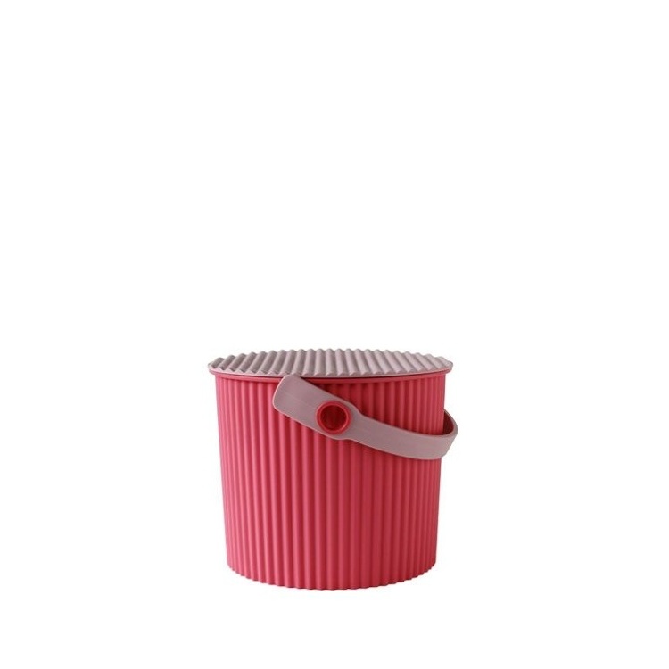 Kannellinen ämpäri 4 l, Omnioutil, pinkki