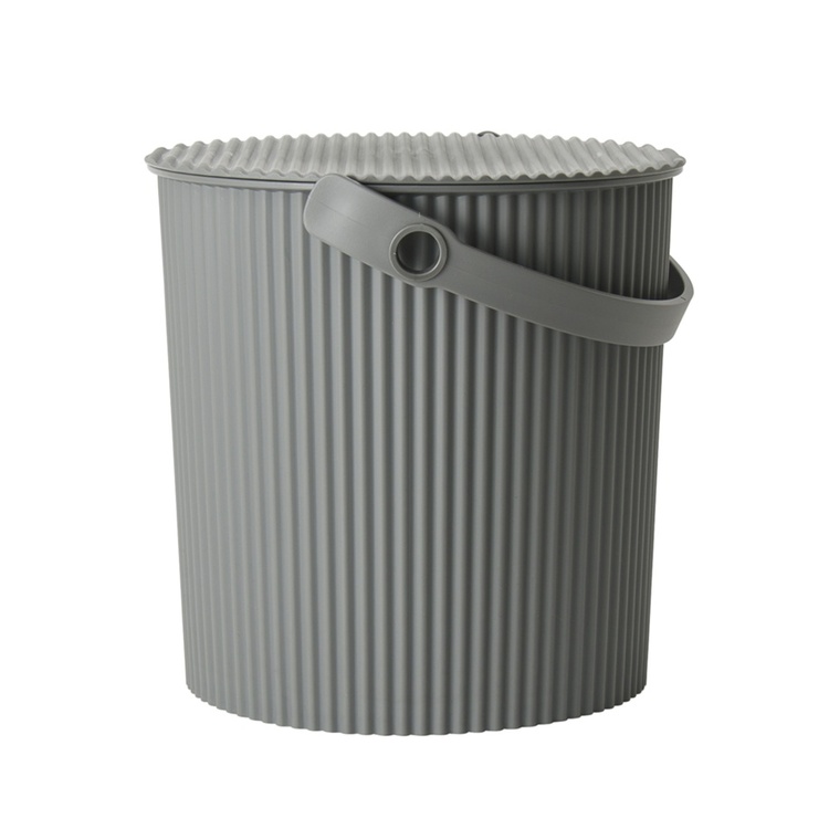 Kannellinen ämpäri 10 l, Omnioutil, harmaa