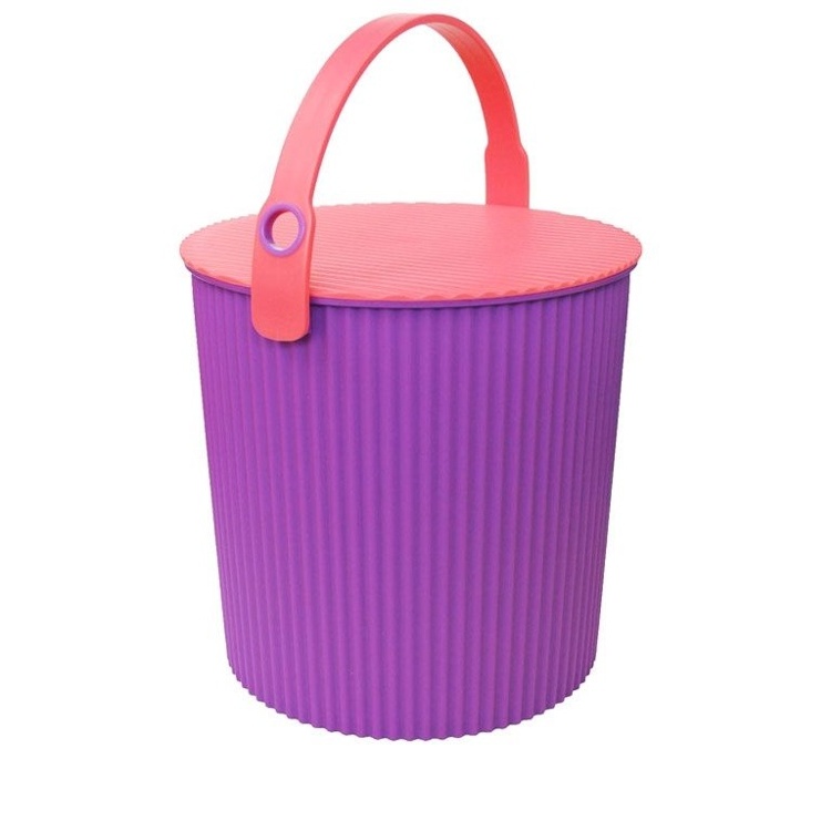 Kannellinen ämpäri 20 l, Omnioutil, liila/pinkki
