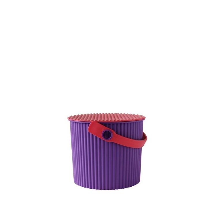 Kannellinen ämpäri 4 l, Omnioutil, liila/pinkki