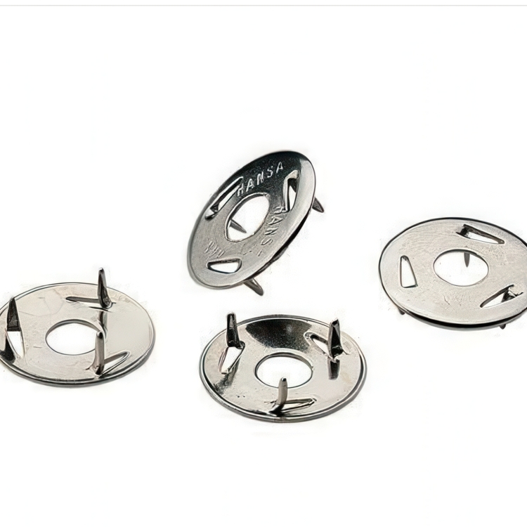 Nastat, kolmipiikkiset, 100 kpl, DREIZACK, Ø 12 mm, hopea